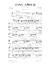 download the accordion score Sans amour (Boléro Rumba) (Piano Conducteur)  in PDF format