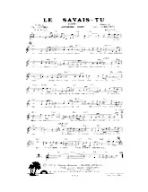 descargar la partitura para acordeón Le savais-tu (Rumba) en formato PDF