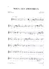 descargar la partitura para acordeón Nous les amoureux (Fox Médium) en formato PDF