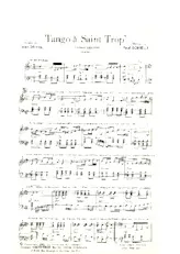 télécharger la partition d'accordéon Tango à Saint Trop' au format PDF