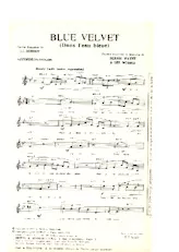télécharger la partition d'accordéon Blue Velvet (Dans l'eau bleue) (Slow) au format PDF