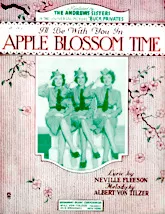 télécharger la partition d'accordéon I'll be with you in apple blossom time (Chant : The Andrews Sisters dans Buck Privates) (Boston) au format PDF