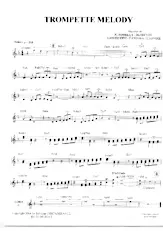 scarica la spartito per fisarmonica Trompette Melody (Boléro) in formato PDF