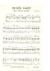 télécharger la partition d'accordéon Petite Daisy (My little Daisy) (Charleston) (Partie Piano) au format PDF