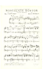 scarica la spartito per fisarmonica Nostalgie Boston (Valse Boston) in formato PDF
