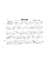 télécharger la partition d'accordéon Georgia  (Georgia On My Mind) au format PDF