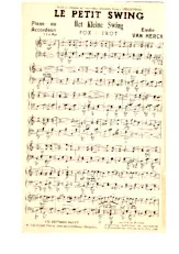 télécharger la partition d'accordéon Le petit swing (Het kleine Swing) (Fox-Trot) au format PDF