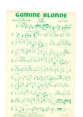 download the accordion score Gamine blonde (Samba) in PDF format