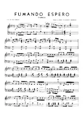 descargar la partitura para acordeón Fumando Espero (Interprété par : Carlos Gardel / Sara Montiel) (Tango Typique Chanté)  en formato PDF