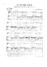 télécharger la partition d'accordéon Comme moi (They long to be close to you) (Chant : Sacha Distel) au format PDF