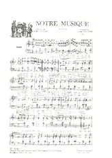 télécharger la partition d'accordéon Notre musique (Marche) (Partie Piano) au format PDF