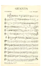 scarica la spartito per fisarmonica Gitanita (Valse) in formato PDF
