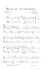 scarica la spartito per fisarmonica Marche des accordéonistes in formato PDF