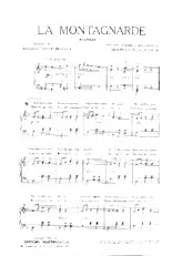 télécharger la partition d'accordéon La Montagnarde (Bourrée) au format PDF