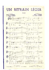 download the accordion score Un refrain léger (Slow) in PDF format