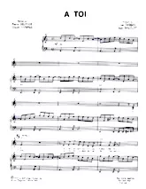 descargar la partitura para acordeón A Toi en formato PDF