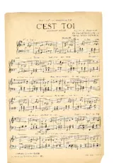 download the accordion score C'est toi (Valse) in PDF format