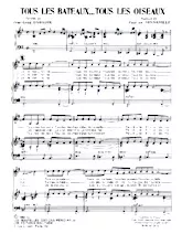 descargar la partitura para acordeón Tous les bateaux Tous les oiseaux (Chant : Michel Polnareff) en formato PDF