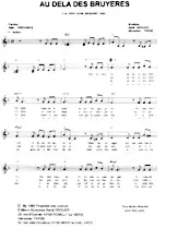 descargar la partitura para acordeón Au delà des bruyères (Boléro) en formato PDF