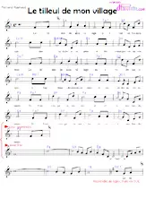 download the accordion score Le tilleul de mon village in PDF format