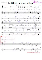 descargar la partitura para acordeón Le tilleul de mon village en formato PDF