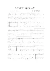 scarica la spartito per fisarmonica More Relax (Boléro) in formato PDF