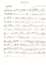 scarica la spartito per fisarmonica Mumu (Valse) in formato PDF