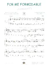 télécharger la partition d'accordéon For me formidable (Transcription Piano : Aline Sans) (Pop Jazzy) au format PDF