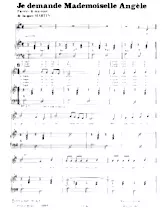 download the accordion score Je demande Mademoiselle Angèle in PDF format