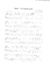 download the accordion score No Verdad (Boléro) in PDF format