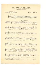télécharger la partition d'accordéon Il pleurait (Chant : Maurice Chevalier) (Chanson Triste)  au format PDF