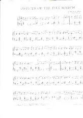 télécharger la partition d'accordéon Officer of the day march (Arrangement : Coen van Orsouw) (Marche) au format PDF