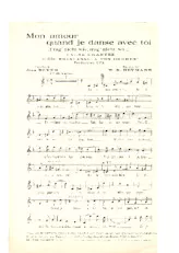 download the accordion score Mon amour quand je danse avec toi (Frag' nicht wie Frag' nicht wo) (Valse Chantée Du Film : Princesse à vos ordres) in PDF format