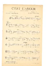 scarica la spartito per fisarmonica C'est l'amour (Valse Chantée) in formato PDF