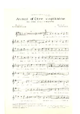 télécharger la partition d'accordéon Avant d’être capitaine (One Step Chanté) au format PDF