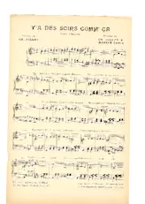 télécharger la partition d'accordéon Y'a des soirs comm' ça (Chant : Luce Bert) (Valse Chantée) au format PDF
