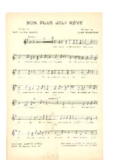 télécharger la partition d'accordéon Mon plus joli rêve (Chant : Monique Dantès) au format PDF