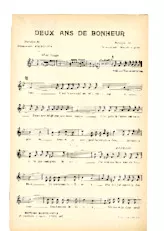 télécharger la partition d'accordéon Deux ans de bonheur (Chant : Roberte Marna) (Tango) au format PDF