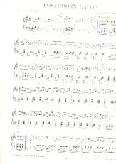 télécharger la partition d'accordéon Posthoorn Galop (Arrangement : Coen Van Orsouw) au format PDF