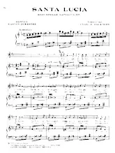 télécharger la partition d'accordéon Santa Lucia (Adaptation de Gaston Dumestre) (Harmonisation de Francis Salabert) (Chant : Tino Rossi) (Barcarolle Napolitaine) au format PDF