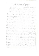 scarica la spartito per fisarmonica Premier pas (Valse) (Spécial Concours)  in formato PDF