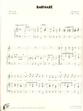 télécharger la partition d'accordéon Barnabé (Chant : Fernandel) (Fox Trot) au format PDF