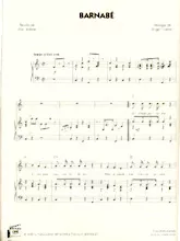 download the accordion score Barnabé (Chant : Fernandel) (Fox Trot) in PDF format