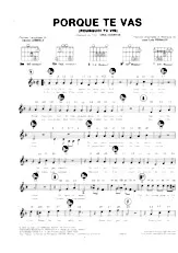 descargar la partitura para acordeón Porque te vas (Pourquoi tu vis) (Du Film : Cria Cuervos) (Chant : Jeanette) (Latin Pop) en formato PDF