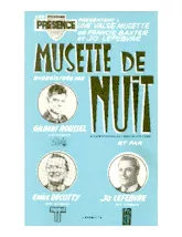 scarica la spartito per fisarmonica Musette de nuit (Enregistrée par : Gilbert Roussel / Emile Decotty) (Orchestration) (Valse) in formato PDF