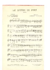 télécharger la partition d'accordéon Le bistro du port (Chant : Lys Gauty) (Valse)   au format PDF