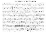 scarica la spartito per fisarmonica Serenata Mexicana    (Manuscrite) in formato PDF