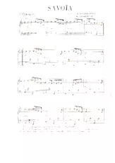 descargar la partitura para acordeón Savoïa (Fox) en formato PDF
