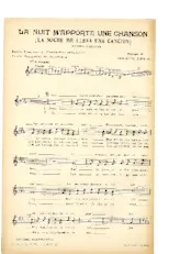 descargar la partitura para acordeón La nuit m'apporte une chanson (La noche me lleva una cancion ) (Rumba Chantée) en formato PDF