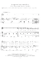 télécharger la partition d'accordéon Le régiment des mandolines (de l'opérette : Mam'zelle Printemps) (Chant : Lily Fayol / Jacques Hélian / Armand Bernard) (Marche) au format PDF